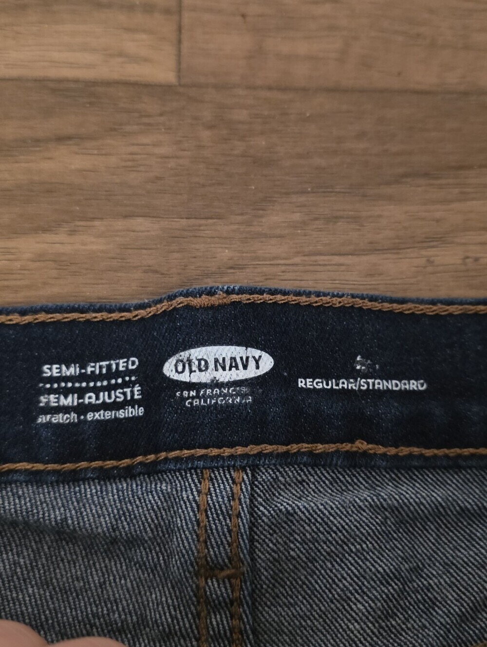 Dark Indigo Rolled-Hem Women's Denim Shorts - Picture 3 of 6